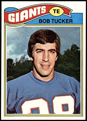 1977 Topps 124 Боб Тъкър Ню Йорк Джайентс-FB (Футболна карта) в Ню Йорк Джайентс-FB Блумсбург Св.