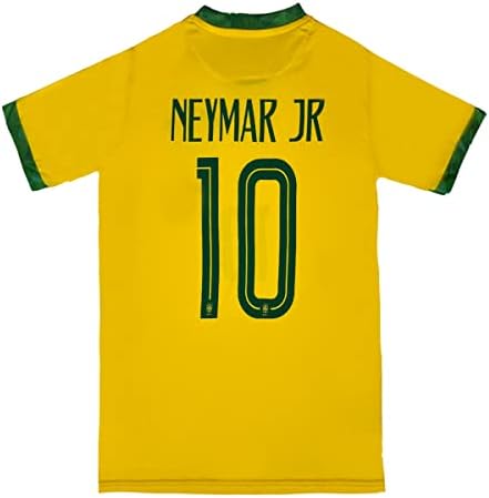 ВЛИККО националният Отбор на Бразилия по футбол 10 Детски Майк / Къси /Чорапи Домашни Външен