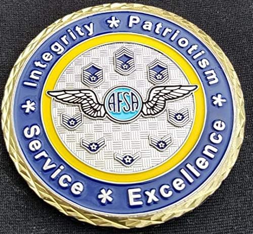 Изработена по поръчка Монета Повикване Ръководител на Асоциация офицери от военновъздушните сили на САЩ AFSA Pikes Peak Chapter