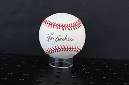 Бейзболен автограф с автограф Лу Будро Auto PSA/DNA AL88460 - Бейзболни топки С Автографи