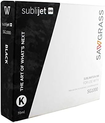 Двете мастила Sawgrass Extended SubliJet UHD SG1000, Черна Касета с висок капацитет касети 609231 (70 мл)