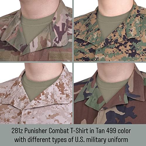 Тениска с Долните Бельо от Еластичен памук в Стил Милитари 281Z - Tactical Hiking Outdoor - Punisher Combat Line