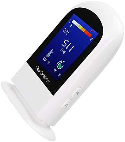 Измерител на качеството на въздуха CO2 3 в 1 Монитор на Качеството на въздуха с Дисплей за Температура и Влажност на въздуха USB Измерител