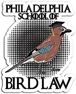 Филадельфийская училище любителите на Птичия съдържание - Графична стикер - Стикер за автомобил, Стена, Лаптоп, Мобилен, Камион за прозорци,