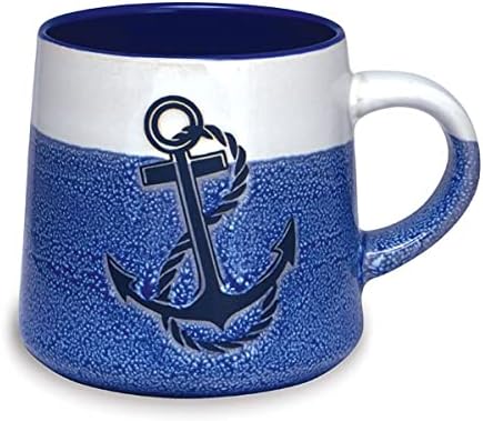 Кафе Чаена Чаша Cape Shore Artisan Tea Coffee Mug Cup - Якорные Подаръци за рожден Ден и Коледа, 16 Грама - Уникална форма
