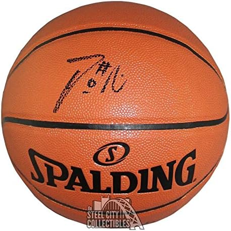 Баскетбол Сполдинг с автограф Дэмиана Лилларда (черно мастило) - JSA COA - Баскетболни топки с автограф