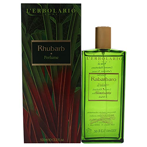 L ' Erbolario Rhubarb - Нотки на кардамон, ревен и зърна Тонка - Ароматен Зелена аромат За мъже И жени - Чист билков аромат - Дълготраен