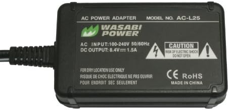 Ac Адаптер и зарядно устройство Wasabi Power за Sony Handycam DCR-HC65, DCR-HC85, DCR-HC90, DCR-HC96, DCR-HC1000 Серия