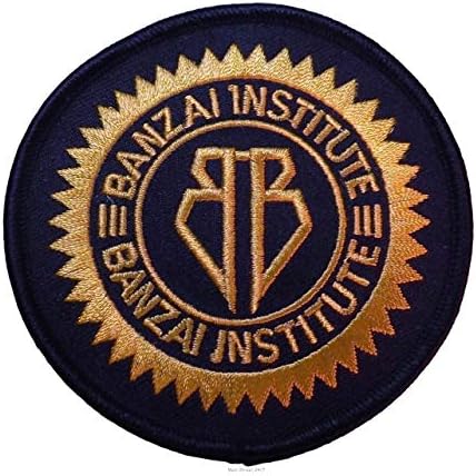 Бродирана нашивка с логото на Института Buckaroo Banzai Диаметър 3 1/2 инча