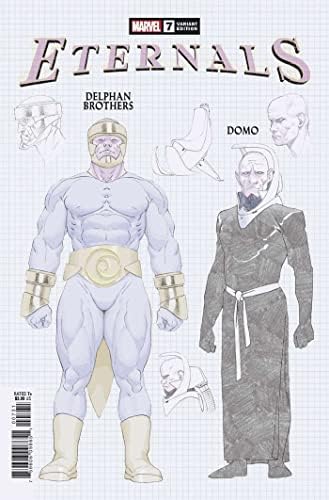 Вечни (5-та серия) #7B VF / NM; Комиксите на Marvel | вариант дизайн 1: 10