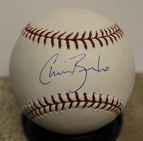 Крис Бърк с автограф от Официалния представител на Мейджър лийг бейзбол С Автограф - Бейзболни топки с автографи