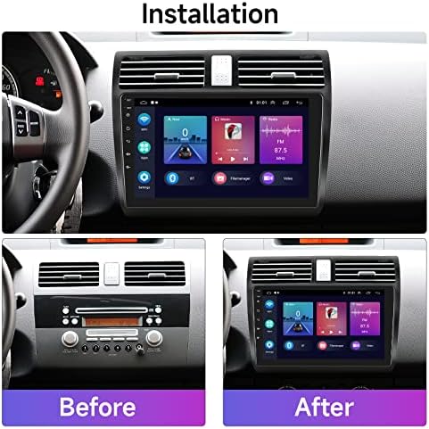 Автомобилна стерео система Android 2G 32G за Suzuki Swift 2005-2010 с wi-fi Apple Carplay, Rimoody 10.1-инчов Сензорен екран радиото