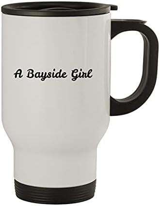 Molandra Products A Bayside Girl - Пътна Чаша от неръждаема Стомана за 14 грама, Сребриста