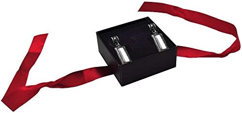 Скъпоценни камъни на Витрината, Черни и Червени Кутии За опаковане на Бижута, Обици /Висулки в Ивицата ~ Опаковка от 40